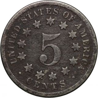 1868 5c Shield Nickel photo