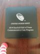 2014 P Baseball Hall Of Fame Silver Uncirculated Commemorative Dollar Coin B34 Commemorative photo 5