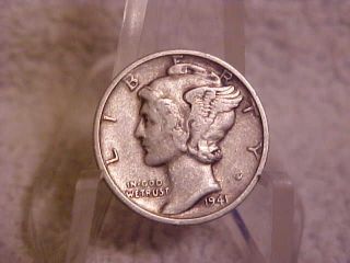 1941 S Mercury Dime A Great Coin To Fill Up Your Books Hard To Get & Date photo
