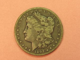 1892cc Morgan Silver Dollar - Problem - photo