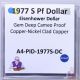 1977 S Eisenhower Dollar Gem Deep Cameo Proof Cn - Clad Ike Us Coin Dollars photo 2