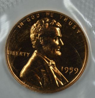 1959 Lincoln Memorial Proof Penny In Cello See Store For Discounts (bl29) photo