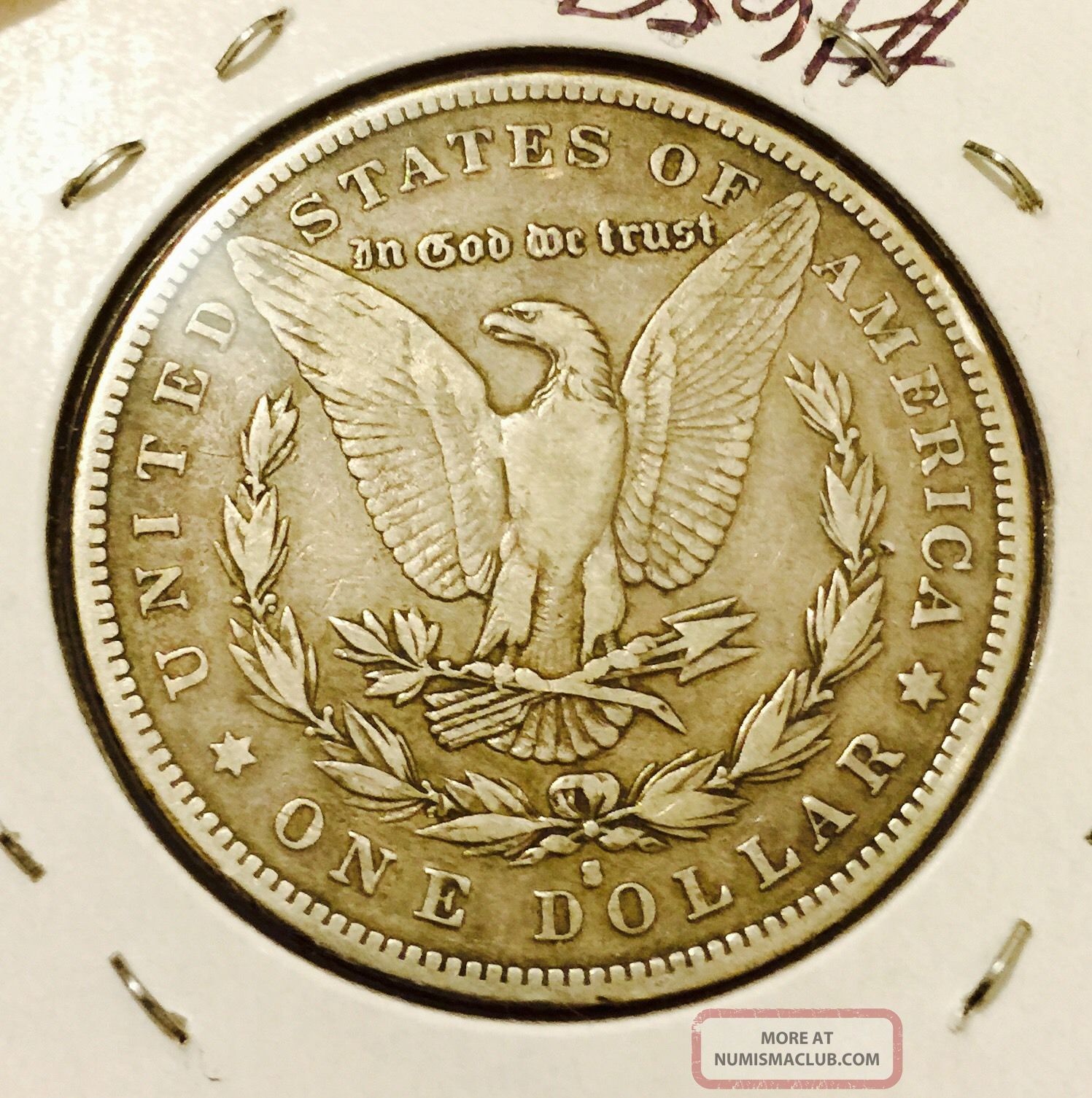 1884 S Morgan Silver Dollar Key Date Coin 1657