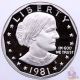1981 S Susan B.  Anthony Dollar Type 2 Gem Deep Cameo Proof Cn - Clad Us Coin Dollars photo 6