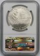1996 - D Olympics Rowing Modern Silver Commemorative $1 Ms 70 Ngc Commemorative photo 1