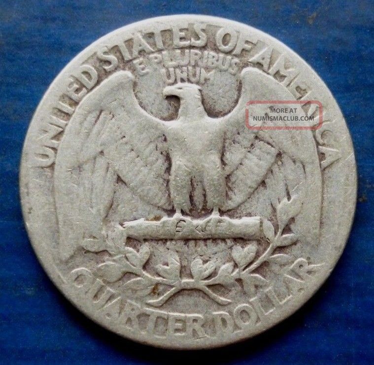 Great 1949 Washington Quarter Silver Coin 2 Flat Combined N9