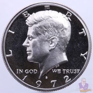 1972 S Kennedy Half Dollar Gem Cn - Clad Proof Coin photo