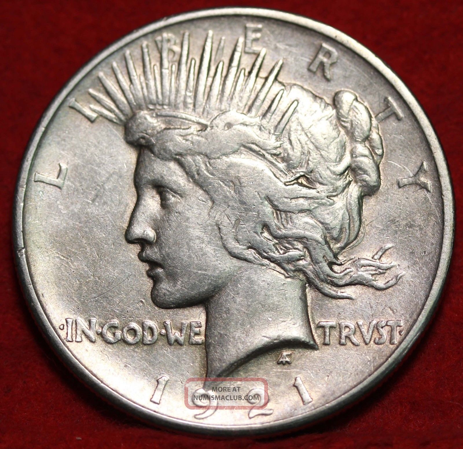 1921 Silver Peace Dollar
