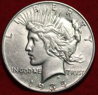 1935 Silver Peace Dollar photo