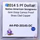 2014 S Native American Sacagawea Dollar Gem Deep Cameo Proof Us Coin Dollars photo 2