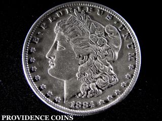 1884 - S Morgan Silver Dollar Scarce Date, photo