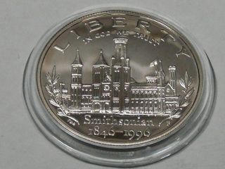 1996 - P Commemorative Silver Dollar Smithsonian Institution (proof) 6646b photo