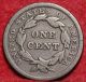 1842 Braided Hair Large Cent Large Cents photo 1