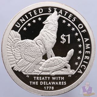 2013 S Native American Sacagawea Dollar Gem Deep Cameo Proof Us Coin photo