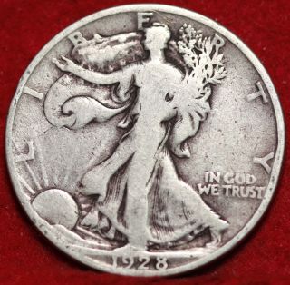 1928 - S Silver Walking Liberty Half photo