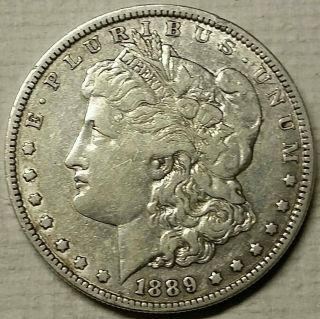 1889 - O Morgan Silver Dollar Semi - Key Date Orleans $1.  00 Coin Look photo