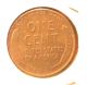 1944 - D Lincoln Cent,  Au Small Cents photo 1