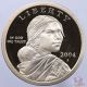 2004 S Native American Sacagawea Dollar Gem Deep Cameo Proof Us Coin Dollars photo 3