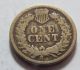 1864 Copper - Nickel Indian Head Penny Cent Coin - Better Date Small Cents photo 1