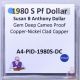 1980 S Susan B.  Anthony Dollar Gem Deep Cameo Proof Cn - Clad Us Coin Dollars photo 2