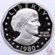 1980 S Susan B.  Anthony Dollar Gem Deep Cameo Proof Cn - Clad Us Coin Dollars photo 3