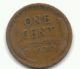 1914 D Lincoln Wheat Cent Key Date Small Cents photo 1