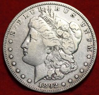 1892 - O Silver Morgan Dollar photo