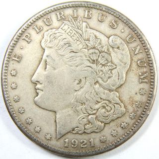 1921 S Morgan Silver Dollar Us Coin 7527 photo