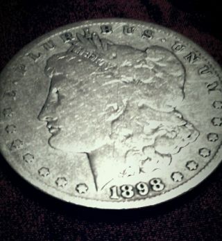 1898 - S $1 Morgan Silver Dollar photo