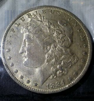 1884 - O $1 Morgan Silver Dollar photo