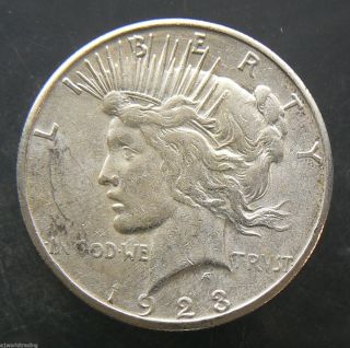 1923 - S Peace Liberty Silver One Dollar Coin photo