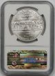 2002 - P Salt Lake City Olympics Modern Silver Commemorative $1 Ms 70 Ngc Commemorative photo 1