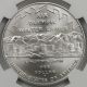 2002 - P Salt Lake City Olympics Modern Silver Commemorative $1 Ms 70 Ngc Commemorative photo 3