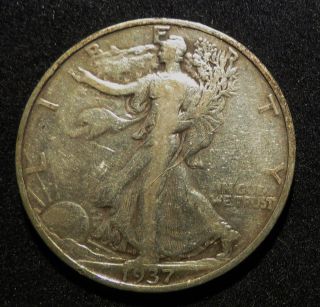 1937s Liberty Walking Half Dollar Silver photo
