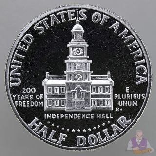 1976 S Kennedy Half Dollar Bicentennial Gem Cameo Proof 40 Silver photo