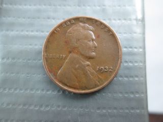 1932 Lincoln Wheat Cent In Good To Range,  Scarce Date photo