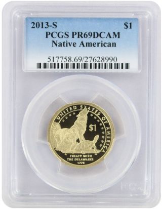 2015-S Sacagawea Native American Dollar PR69DCAM PCGS Proof 69 Deep Cameo 