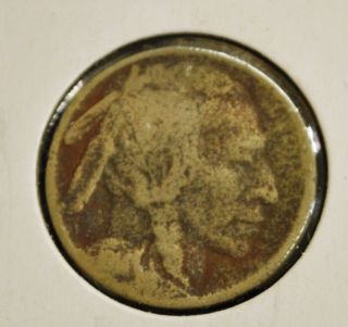 1914 - D Key Date Buffalo Nickel Circulated photo