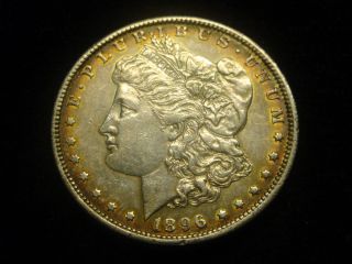 1896 - O Morgan Silver Dollar - Vam 13 {near Date - High O} - Toned - photo