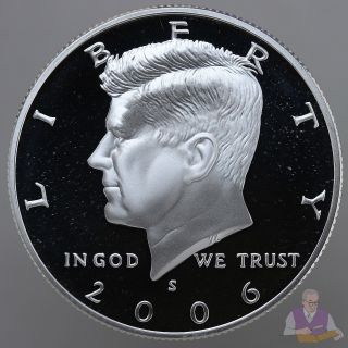 2006 S Kennedy Half Dollar Gem Deep Cameo 90 Silver Proof Us Coin photo