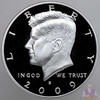 2009 S Kennedy Half Dollar Gem Deep Cameo Cn - Clad Proof Coin photo