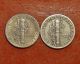 1943 P&d Mercury Silver Dimes,  Circulated Xf Nickels photo 1