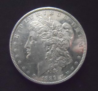 1889 P Us Morgan Silver Dollar - Detail photo