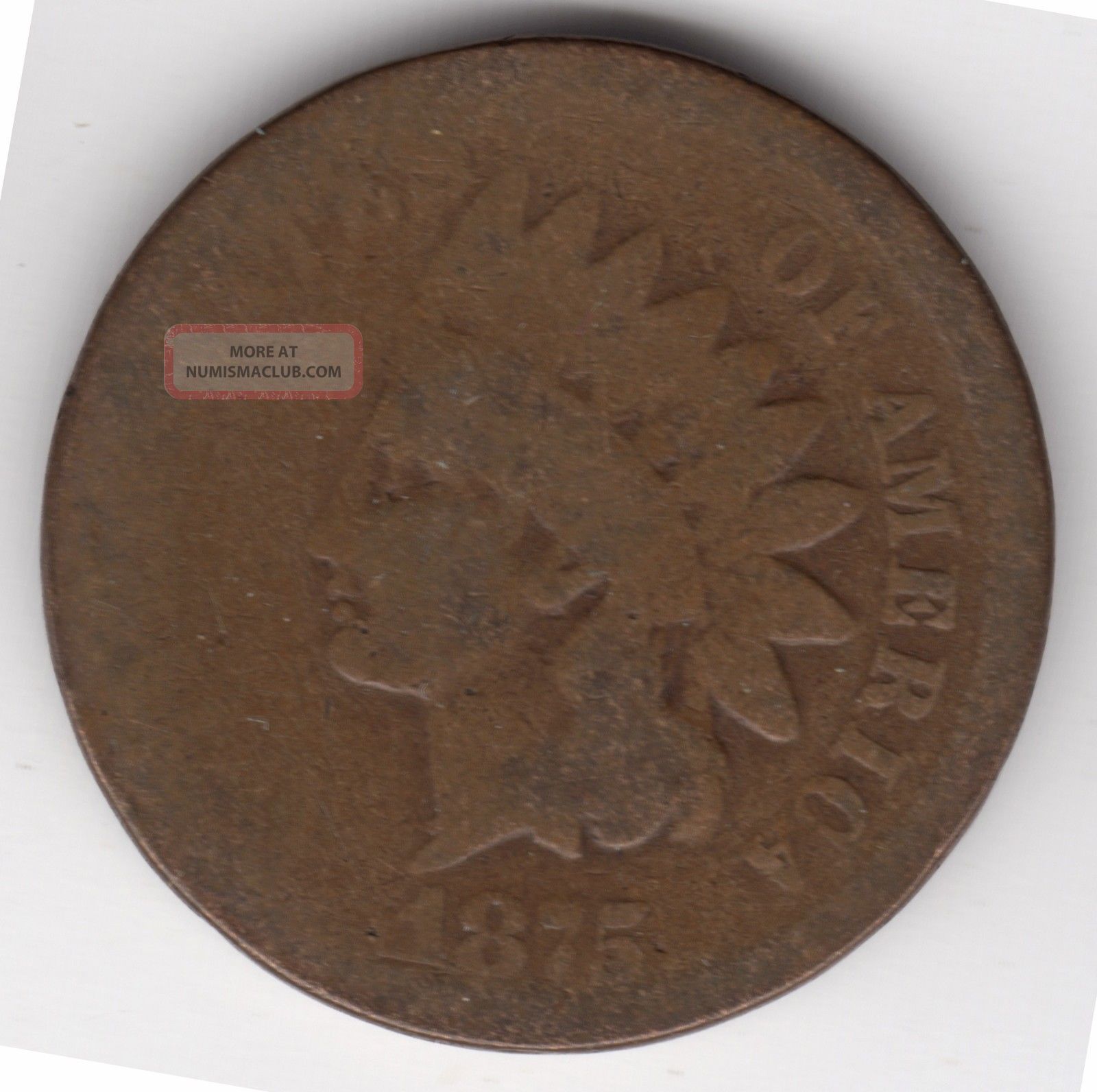 1875 one penny coin value