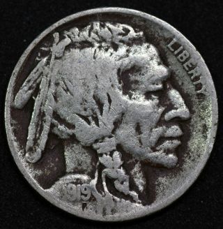 1919 - S Buffalo Nickel 5¢ F Corrosion photo