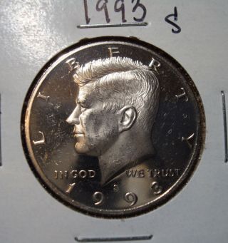 1993 S Proof Kennedy Half Dollar (copper Clad) photo
