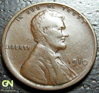 1910 S Lincoln Cent Wheat Penny - - Make Us An Offer O1406 photo