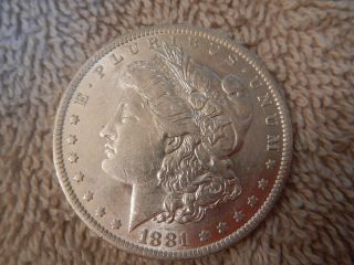 1881 - O Morgan Silver Dollar - Uncirculated - Ungraded - Satin - 90 Silver photo
