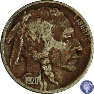 1920 P Buffalo Indian Nickel Rare Usa Coin Addnl Items Ship 623 photo