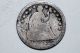 1853 - O Seated Liberty Silver Half 1/2 Dime That Grades About Good (shd498) Half Dimes photo 1